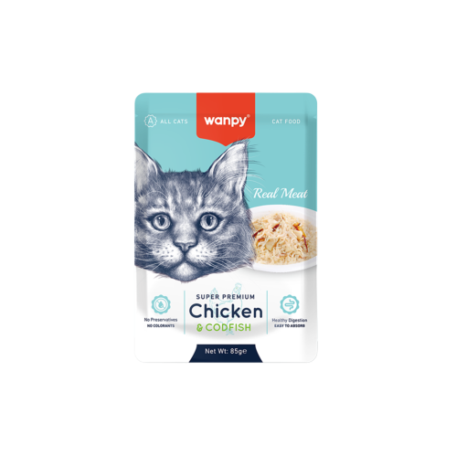 اظرف الدجاج سمك القد من شركة Wanpy