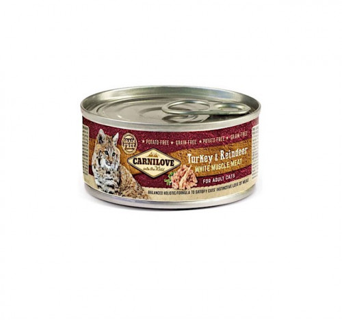 معلبات ديك رومي ورنة من شركة Carnilove