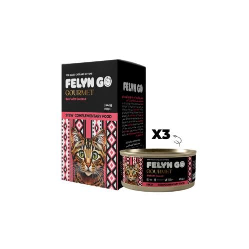 Canned beef and coconut in gravy (3 x 45g) by Fely...