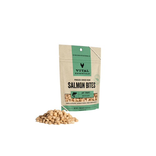 مكافات السالمون المجففة بالتبريد 28.5 غ من شركة Vi...