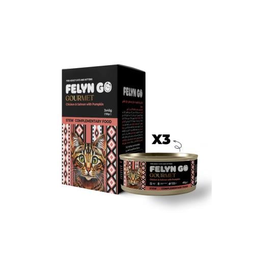 Canned chicken and crab pâté (3 x 45g) from Felyn...