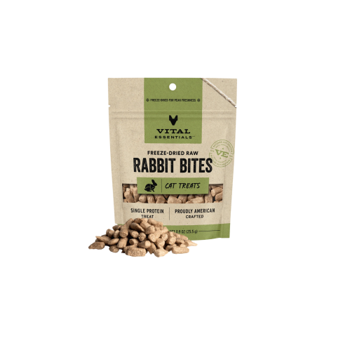 مكافات لحم الارنب المجففة بالتبريد 26غ من شركة Vit...