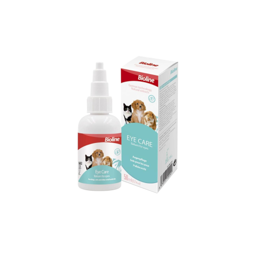 قطره للعناية بالعين للقطط والكلاب من شركة Bioline