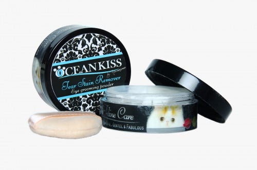 بودرة مزيلة لبقع العيون وتخفيف الدموع للقطط من شرك...