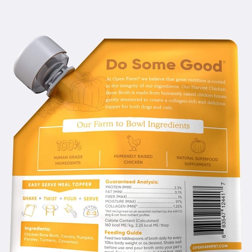 مرق عظام الدجاج من شركة Open Farm