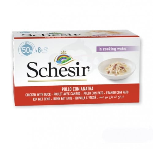 معلبات الدجاج مع لحم البط في الماء المطھي من شركة...