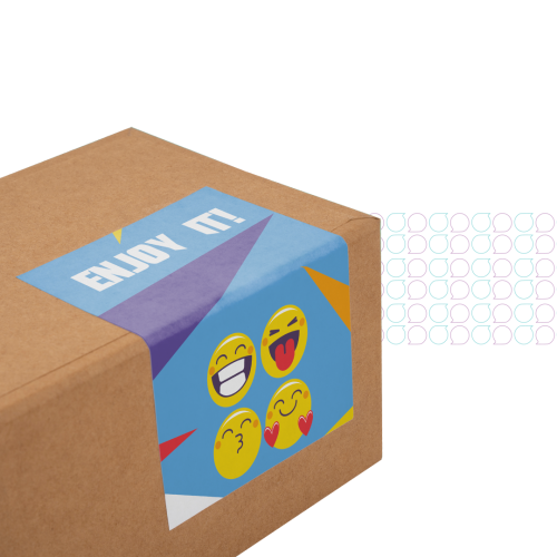 ستيكر 5x10 سم - ثيم جاهز - 20 ستيكر-ازرق