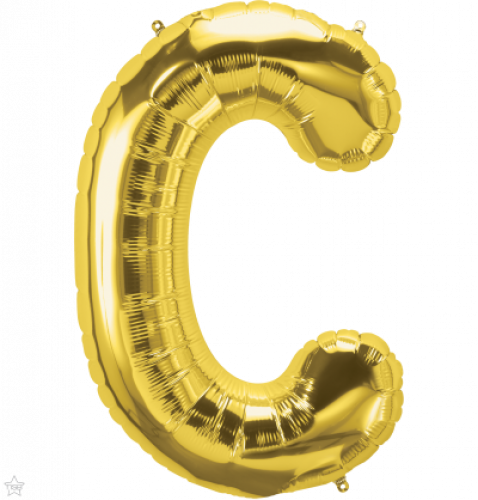 FOIL LARGE LETTER GOLD (عدد 5 قطع) C