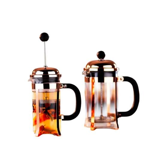 French Press for Coffee - color rose gold - 350 ml