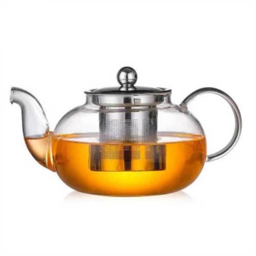 Glass Teapot with Stainless Steel Infuser 400 ml