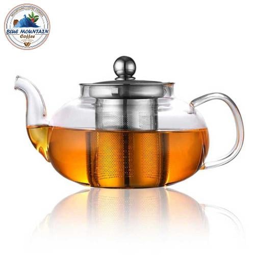 Glass Teapot with Stainless Steel Infuser 500 ml