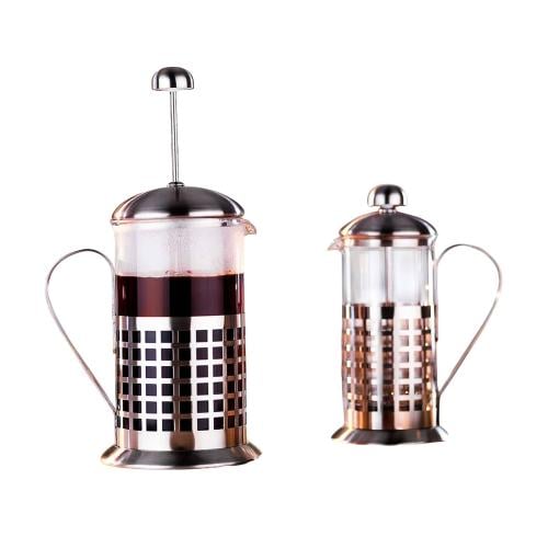 French Press for Coffee - color silver - 350 ml