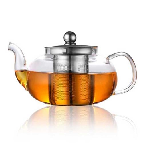 Glass Teapot with Stainless Steel Infuser 500 ml