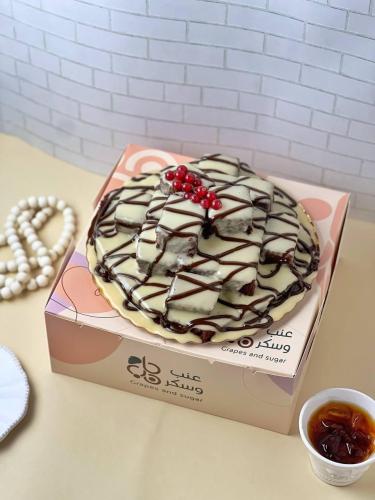 كيك النوتيلا (عنب وسكر)