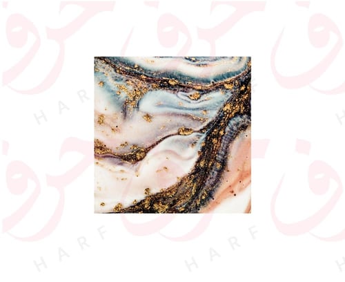 ستاند أكريلك- خلفية فن تجريدي