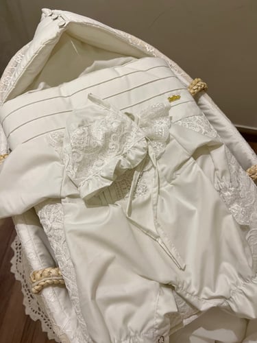 طقم دانتيل فرنسي 3 قطع