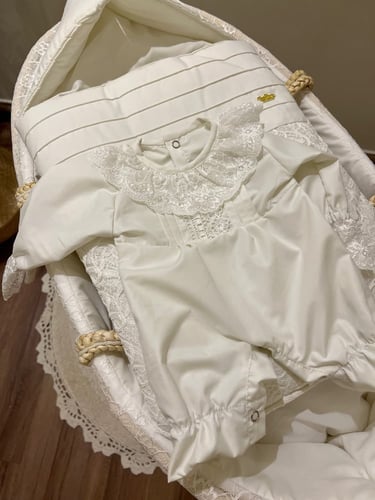 طقم دانتيل فرنسي 3 قطع