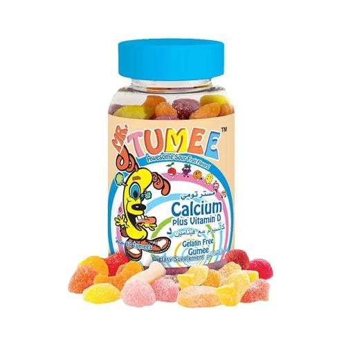 أقراص مضغ جلي فيتامينات مستر تومي كالسيوم + فيتامي...