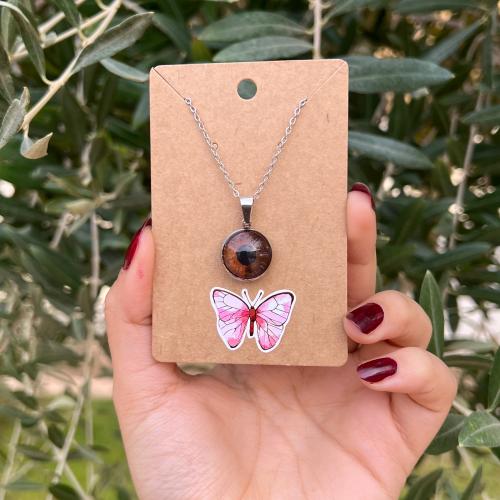 قلاده عدستين