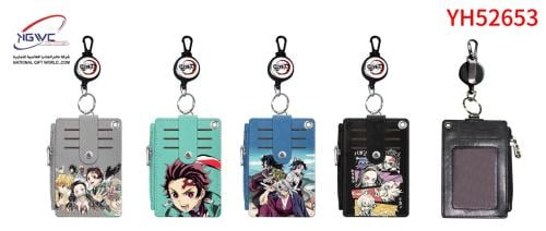 حافظة بطاقات بتصميم شخصيات قاتل الشياطين