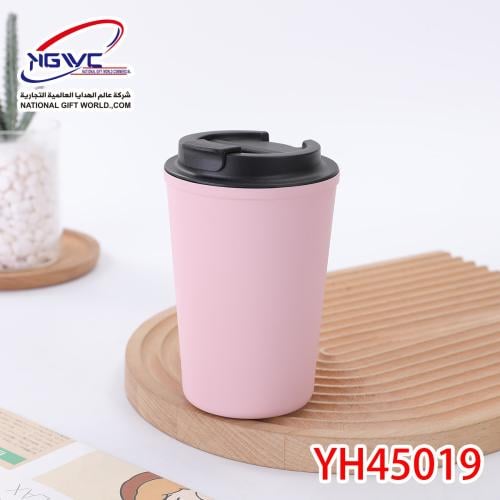 كوب هاف مليون لون وردي أناقة يومية ومشروب دافئ