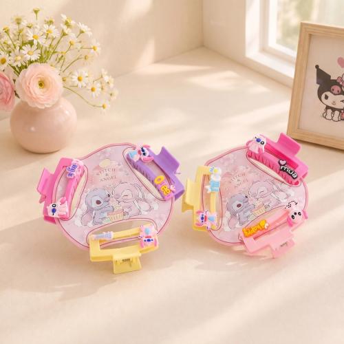 Hair clips with Stitch character design