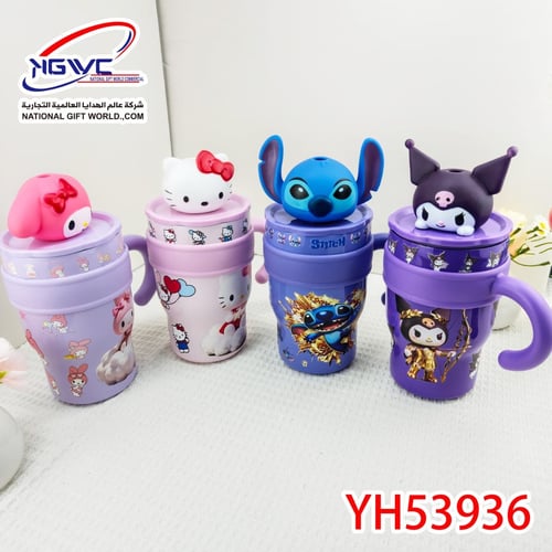 أكواب حرارية بتصميم شخصيات سانريو ثلاثية الأبعاد