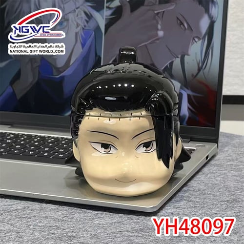كوب سراميك سوجورو جيتو ثلاثي الأبعاد رمز القوة الغ...