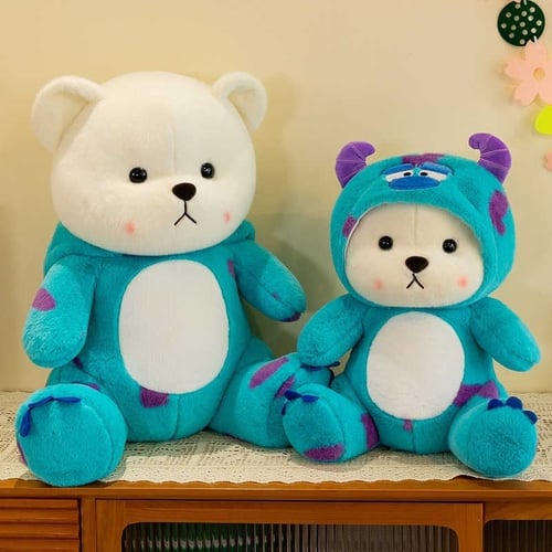 دمية الدب تيدي القطيفة بزي الوحش اللطيف سولي مع قن...