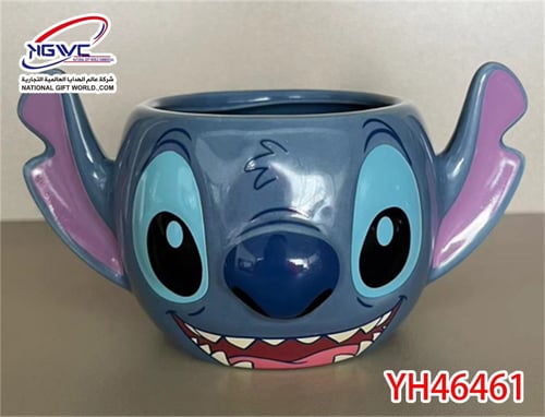 كوب سراميك ستيتش المبتسم أذنان كبيرتان للكثير من ا...