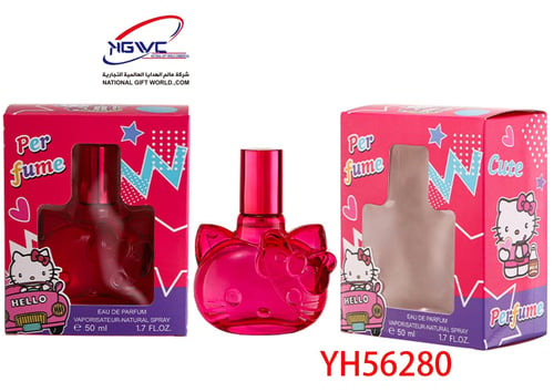 عطر هيلو كيتي للأطفال سحر الأناقة في زجاجة وردية