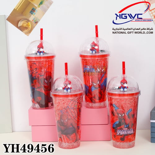 مجموعة أكواب سبايدر مان اشرب مشروبك بقوة البطل الخ...