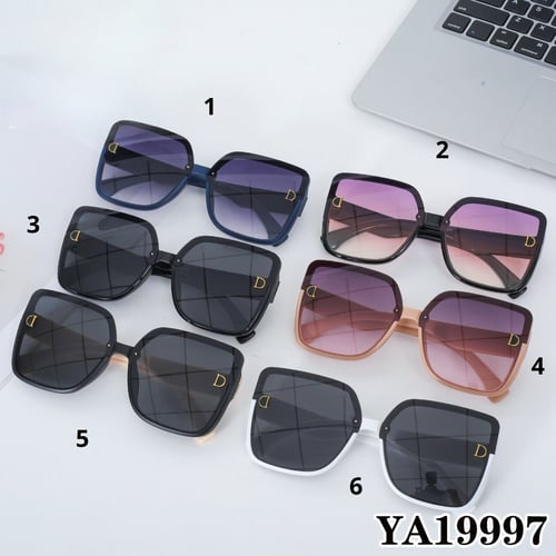 نظارات شمسية أنيقة بتصميم مربع ضخم فخامة وجاذبية ف...