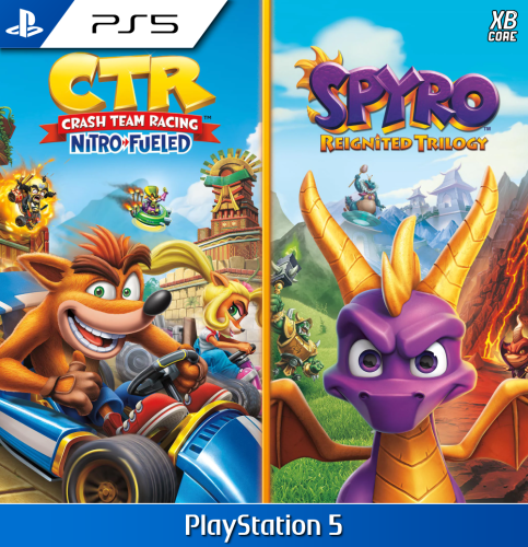 Crash Team Racing Nitro-Fueled + Spyro Game Bundle...