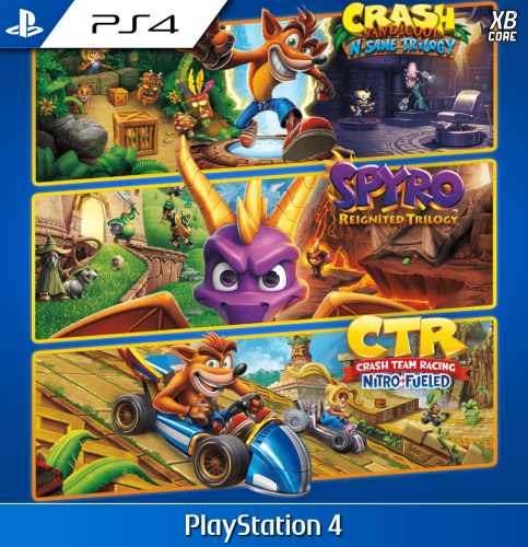 Crash + Spyro Triple Play Bundle - PS4