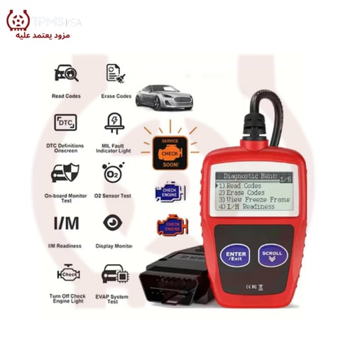 حهاز فحص كمبيوتر السيارة OBD2 محركات البنزين