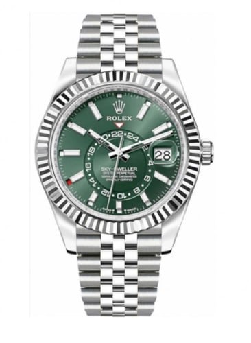 ساعة رولكس سكاي اخضر اوتوماتيك هاي كواليتي