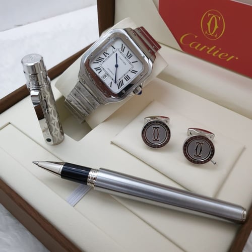 طقم كارتير سانتوس ( قلم وكبك من اختيارك )
