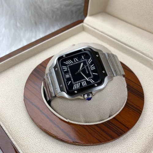 ساعة كارتير سانتوس ستيل