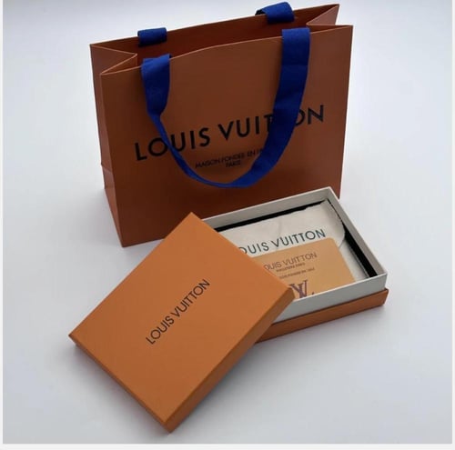 محفظة لويس فيتون الرجاليه مع بكج الماركة