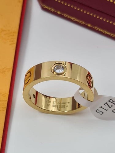 خاتم نسائي كارتييه شامل الملحقات