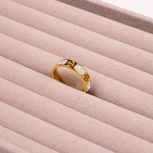 دبلة خاتم كارتير كرستال