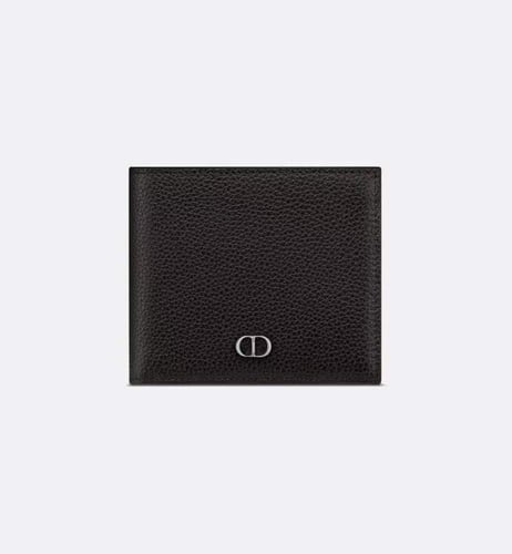 محفظة ديور أسود مع بكج الماركة