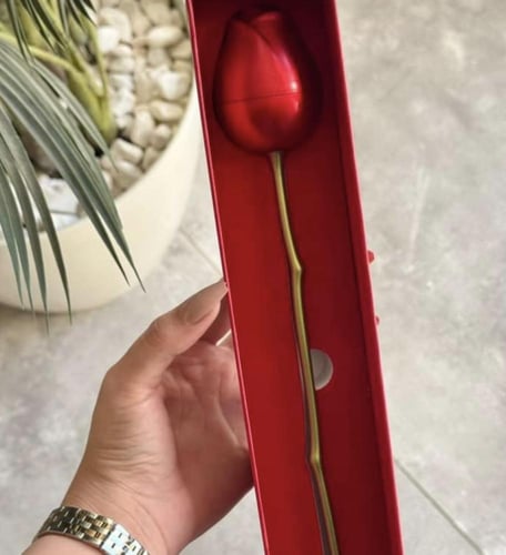 هدايا عيد الحب مكونه( خاتم بندورا بلون الفضي والأح...