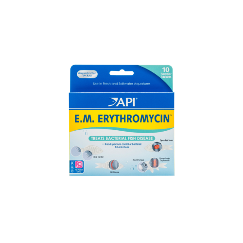 API - E.M. ERYTHROMYCIN - Treats Bacterial fish di...
