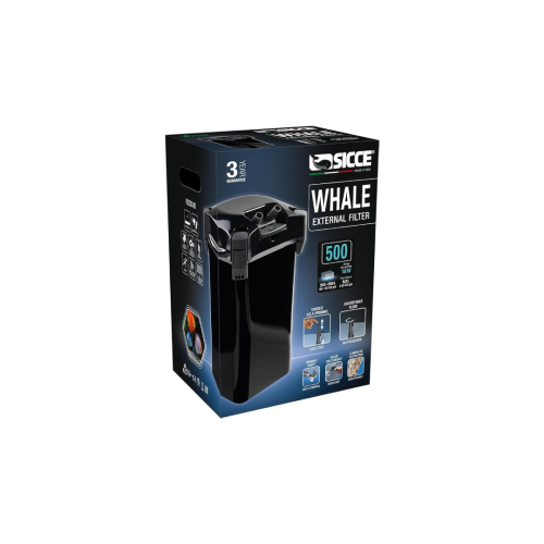 SICCE Whale 500 Canister Filter Black