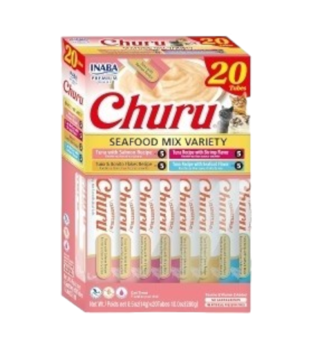 تشورو تشكيله من نكهات سمك مكافئات للقطط ، 20 مكافئ...