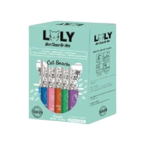 لولي كات مكافآت سناك كرتون متنوعة - 48×15 غرام