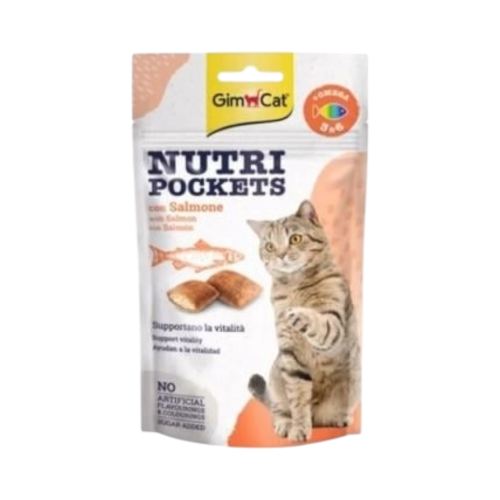 جيم كات مكافأة نوتري للقطط بنكهة السالمون 60 جرام