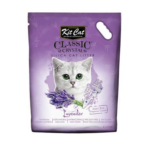 كت كات كرستال سليكا برائحه اللافندر رمل للقطط, 5 ل...